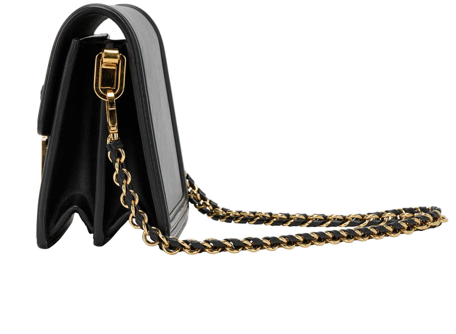 Mini Dauphine, &pound;1,200, Handbags, Black, Leather, Bottom view